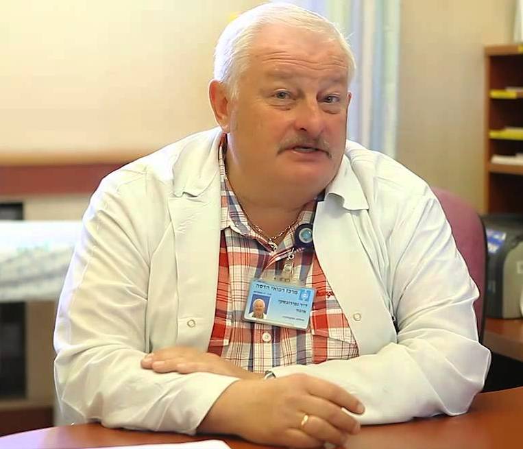 Ведущий онколог медицинского центра "Хадасса" доктор Игорь Немировский